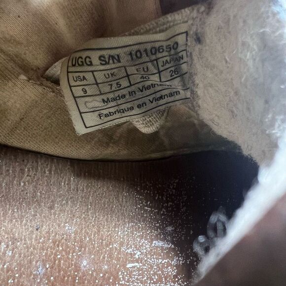 UGG Womens Jemma Quilted Suede Slip-On Cap Toe Sneaker Shoe Brown Size 9 - Picture 8 of 8